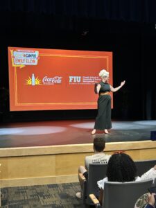 Emily Ellyn Speaks to FIU Hospitality Students - Coca-Cola Beverages Florida Emily Ellyn speaker event